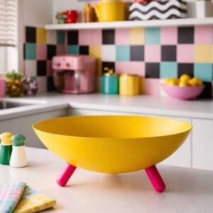 Vintage IKEA Postmodern Swedish Design 90’s Bowl By Ola Wihlborg